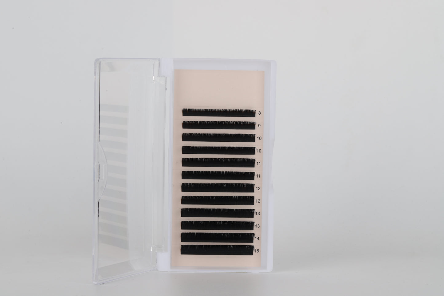 Classic Lashes Matte Black D Curl 0.15 Lash Tray